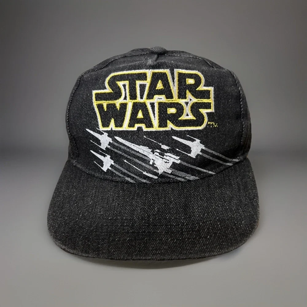Star‎ Wars XWing Fighter Officially Licensed Snapback Hat Black Denim Kids Hat